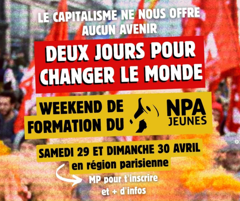 Week-end de Formation NPA Jeunes Région parisienne