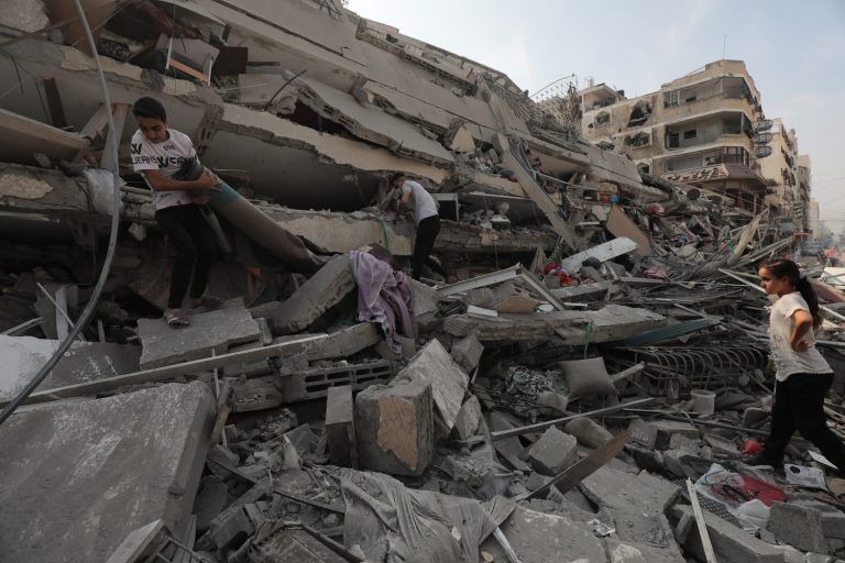 Gaza en ruines - octobre 2023